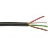 Kabel 4× 0,75 mm² CU, 18 AWG, s metrovými značkami