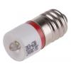RS PRO Kontrolka barva světla Červená, objímka žárovky: E10 Jednočipové, průměr: 10 mm, 24V ac/dc