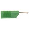Hirschmann Test & Measurement Banánek, 4 mm, 60V dc, 30A, Zelená, Vnější Šroubová, materiál kontaktu: Mosaz, délka: 55