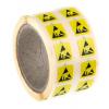 Štítek ESD, Žlutá Vyhovuje normě EN 61340-5-1, Papír Anti-Static ESD RS PRO, výška: 12 mm, šířka: 12mm Štítek ESD, Žlutá Vyhovuje normě EN 61340-5-1, Papír Anti-Static ESD RS PRO, výška: 12 mm, šířka: 12mm