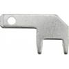 Vogt Verbindungstechnik 378908.68 faston zástrčka Šířka zástrčky: 2.8 mm Tloušťka konektoru: 0.8 mm 90 ° bez izolace kov 100 ks