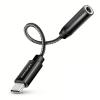 AXAGON USB 2.0 adaptér [1x USB-C® USB 2.0 - 1x Sluchátková zásuvka] ADA-HC 10 cm