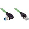 Kabel konektoru, A: Vnější, A: M12 4, B: Přímý, B: Vnější, 300V ac 4, IP67, řada: YN2D24 SICK 5 m