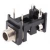 Switchcraft Konektor jack, Montáž na plošný spoj, Monofonní, Pájecí Vnitřní, 6.35 mm 2 barva Černá, orientace těla: Switchcraft Konektor jack, Montáž na plošný spoj, Monofonní, Pájecí Vnitřní, 6.35 mm 2 barva Černá, orientace těla: