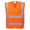 Portwest Oranžová 100% polyester Reflexní vesta XL Portwest Oranžová 100% polyester Reflexní vesta XL