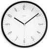 Hama 00185882 Quartz nástěnné hodiny 25 cm x 25.00 mm x 25.00 mm x 4.00 mm, černá