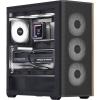 AeroCool D501A-G-BK-V2 midi tower PC skříň černá