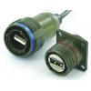 Amphenol Socapex Konektor USB, řada: USBFTV Vnitřní, počet portů: 2portový, orientace těla: Rovný USB typu A USB 2.0,