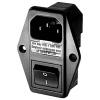Schurter 4304.6058 IEC zástrčka C13/C14 zástrčka, rovná Počet kontaktů: 3 10 mA černá 1 ks Schurter 4304.6058 IEC zástrčka C13/C14 zástrčka, rovná Počet kontaktů: 3 10 mA černá 1 ks