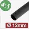 3M MDT-A27/8-B smršťovací bužírka s lepidlem černá 27 mm 8 mm Poměr sm...