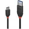 LINDY USB kabel USB 3.2 Gen1 (USB 3.0 / USB 3.1 Gen1) USB-C ® zástrčka, USB-A zástrčka 0.15 m černá 36914