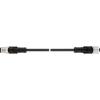 LAPP AB-C8-M12MS-0,3PUR-M12FS připojovací kabel pro senzory - aktory, 22260097, piny: 8, 0.3 m, 1 ks