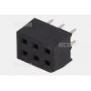 Dutinková lišta DS1026-05-2X3S8BV, 4,3 mm, 2×3, 180°