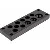 LAPP SKINTOP® MULTI Version 4 Vícenásobná kabelová průchodková deska Průměr svorky (max.) 20 mm Tloušťka montážní desky (max.) 14 mm polykarbonát 1 ks