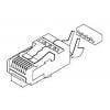 Molex 449150021, zásuvkový modul RJ45, zástrčka, průhledná , 1 ks