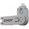 LINDY Klíč k portu USB-A Lindy USB Type A Port Blocker Key - USB-Portblocker modrá zámek s klíčem vč. 1 klíče 40622