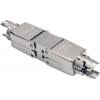 Digitus spojka RJ45 síťový adaptér CAT 6a (surový kabel CAT 7) , CAT 6A, CAT 6 [1x LSA - 1x LSA] stříbrná