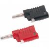 SAM Banánek, 30V ac, Černá, Vnější zásuvný modul, délka: 55 mm Testovací konektor SAM Banánek, 30V ac, Černá, Vnější zásuvný modul, délka: 55 mm Testovací konektor