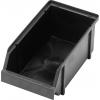 raaco 109314 otevřený skladovací box, 4-280, (š x v x h) 125 x 101 x 228 mm, černá, 1 ks