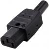 RS PRO Konektor IEC C13, orientace těla: Rovný, Kabel Vnitřní, 250V 10A RS PRO Konektor IEC C13, orientace těla: Rovný, Kabel Vnitřní, 250V 10A