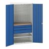 Skříň s přihrádkami 2dveřová 3, Ocelový plech uzamykatelná Stojící na podlaze Bott 2 m 1.05m 550 mm