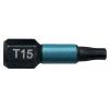 Makita Bit šroubováku, Magnet, typ hlavice: Šestihranný, Šestihran, 6.35 mm, T15, celková délka: 25 mm, počet kusů: 1 Makita Bit šroubováku, Magnet, typ hlavice: Šestihranný, Šestihran, 6.35 mm, T15, celková délka: 25 mm, počet kusů: 1