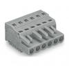 WAGO Svorka PCB, řada: 231, rozteč: 5 mm, počet řad: 1, počet kontaktů: 4, Šedá