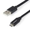 StarTech.com Kabel USB do zásuvky IC Vnější, řada: USB2, A: USB 2.0 Typ A, 2 m Vnější, Černá, B: USB typu C StarTech.com Kabel USB do zásuvky IC Vnější, řada: USB2, A: USB 2.0 Typ A, 2 m Vnější, Černá, B: USB typu C