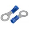 Krimpovací kroužková svorka, řada: PLASTI-GRIP, pokovení: Cín, M6, Modrá, 105 °C, min. AWG: 16 AWG, max. AWG: 14 AWG,
