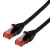 Roline Kat6 Ethernetové kabely, Černá, Nízko dýmivý bezhalogenový 1 m 8, typ pláště: Nestíněný Nestíněný Roline Kat6 Ethernetové kabely, Černá, Nízko dýmivý bezhalogenový 1 m 8, typ pláště: Nestíněný Nestíněný