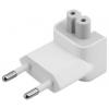 Akyga napájecí adaptér [1x Euro zástrčka - 1x IEC C7 zásuvka] 65 mm bílá