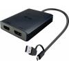 i-tec USB adaptér [1x USB-C®, USB A - 2x HDMI®] I-TEC USB-A/USB-C Dual 4K HDMI VideoAda. 0.27 m