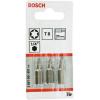 Bosch Bit šroubováku, Šestihran, 1/4 in, T8, celková délka: 25 mm, počet kusů: 1