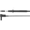Schützinger SPL 7312 Ni / 1 / 100 / SW bezpečnostní měřicí kabely zástrčka 4 mm zkušební hroty černá 1 ks Schützinger SPL 7312 Ni / 1 / 100 / SW bezpečnostní měřicí kabely zástrčka 4 mm zkušební hroty černá 1 ks