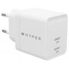 Targus HyperJuice síťový adaptér / napájení, 2x USB-C®, 35 W, bílá