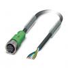 Kabel ovladače snímače, A: Volný konec kabelu, B: Úhlová zásuvka M12, 48 V ac, 60V dc, IP65, IP67, IP68 Phoenix Contact Kabel ovladače snímače, A: Volný konec kabelu, B: Úhlová zásuvka M12, 48 V ac, 60V dc, IP65, IP67, IP68 Phoenix Contact