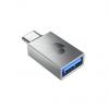 Cherry USB adaptér Samec/samice, počet portů: 1portový, orientace těla: Rovný Adaptér USB-A/USB-C, Adaptér 3