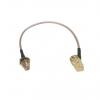 Koaxiální kabel, řada: CBA, Černá Vnější, A: Pravoúhlý Vnitřní, B: SMA 200 mm RF Solutions