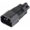 TRU COMPONENTS síťový adaptér IEC zástrčka C14 10 A - IEC C5 spojka Počet kontaktů: 3 1 ks TRU COMPONENTS síťový adaptér IEC zástrčka C14 10 A - IEC C5 spojka Počet kontaktů: 3 1 ks