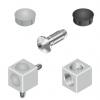 Bosch Rexroth S12 Krychlový konektor Propojovací komponent 40 mm 10 mm Bosch Rexroth S12 Krychlový konektor Propojovací komponent 40 mm 10 mm