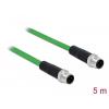 Delock 85920 M 12 síťové kabely, propojovací kabely Kabel SF/UTP 5.00 m zelená 1 ks Delock 85920 M 12 síťové kabely, propojovací kabely Kabel SF/UTP 5.00 m zelená 1 ks
