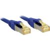 LINDY 47278 RJ45 síťové kabely, propojovací kabely CAT 6a (surový kabel CAT 7) S/FTP 1.50 m modrá s ochranou 1 ks LINDY 47278 RJ45 síťové kabely, propojovací kabely CAT 6a (surový kabel CAT 7) S/FTP 1.50 m modrá s ochranou 1 ks