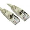 RS PRO Cat6a Ethernetové kabely, Šedá, Nízko dýmivý bezhalogenový, A: RJ45, 80V 500 mm Vnější, B: RJ45 Vnější, typ
