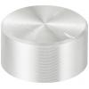 TRU COMPONENTS TC-11613828 otočný knoflík s označením stříbrná (Ø x v) 20 mm x 10 mm hliník, plast 1 ks