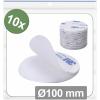 Quadrios 25CA682 kulaté suché zipy, lepicí, háčková a flaušová část, (Ø) 100 mm, bílá, 10 ks Quadrios 25CA682 kulaté suché zipy, lepicí, háčková a flaušová část, (Ø) 100 mm, bílá, 10 ks