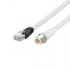ifm electronic Ethernetové kabely, řada: M12, RJ45, Šedá, MPPE, 60V 10 m Stíněný ifm electronic Ethernetové kabely, řada: M12, RJ45, Šedá, MPPE, 60V 10 m Stíněný