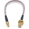 Koaxiální kabel, řada: MCX, SMA RG316, Černá Polytetrafluorethylén, vnější průměr: 2.49 mm OD 152.4 mm 50 Ω Wurth Koaxiální kabel, řada: MCX, SMA RG316, Černá Polytetrafluorethylén, vnější průměr: 2.49 mm OD 152.4 mm 50 Ω Wurth