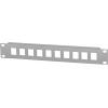 Intellinet 714969 10 portů síťový patch panel 254 mm (10) nevybavený specifikací 1 U šedobílá (RAL 7035) neosazený