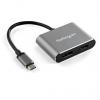 StarTech.com Adaptér, Thunderbolt 3, počet zobrazení: 1, 4 k, video připojení: HDMI, Display Port, standard: USB typu C