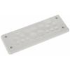 Trelleborg MH-24 F 17-2 LIGHT GREY UL94 V-0 IP65 | TPE | Screw TPE, šedá, 1 ks